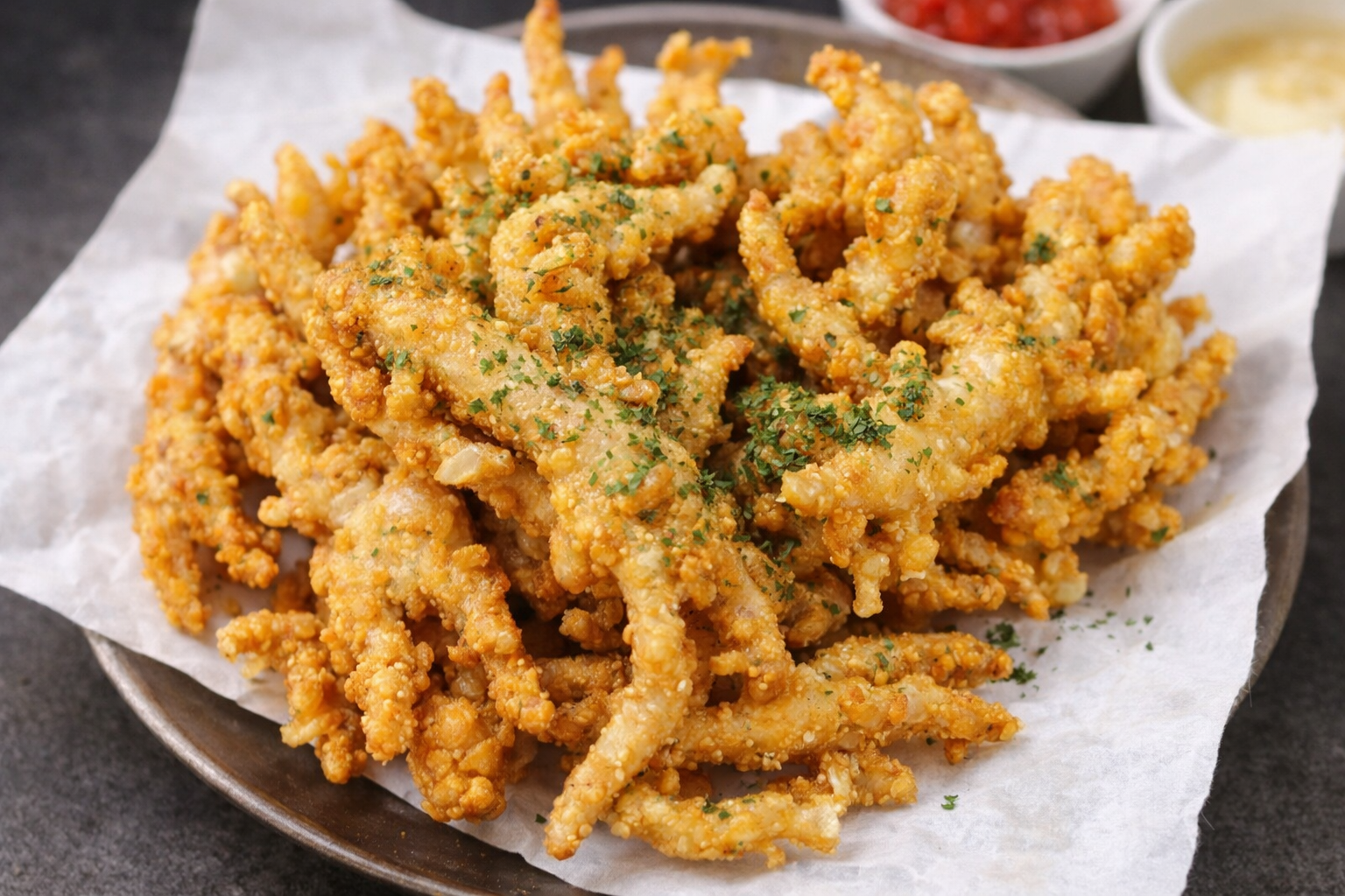 무뼈 닭발 튀김