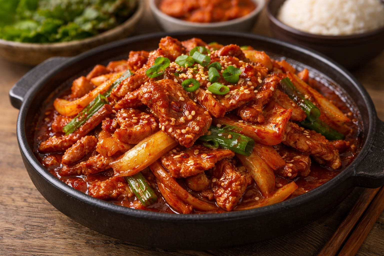 매콤달콤한 유혹, 제육볶음