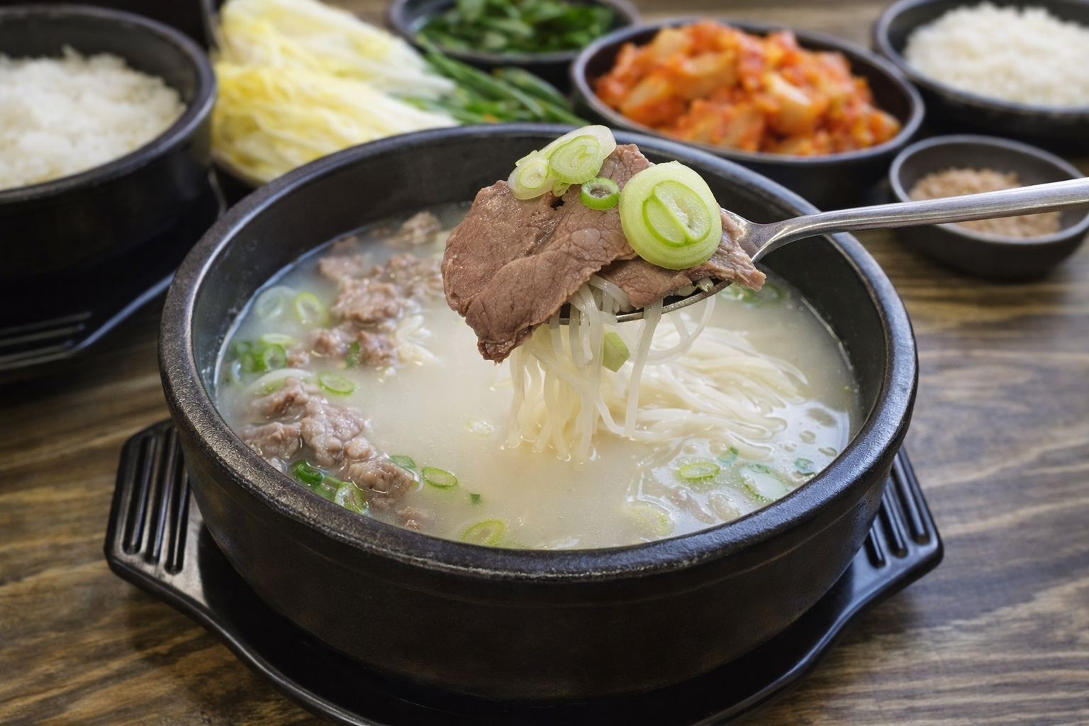 A Bowl of Comfort: Seolleongtang, the Milky Broth That Soothes a Weary Stomach